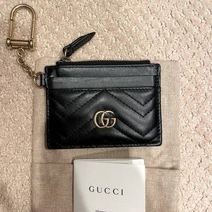 GG Marmont keychain wallet